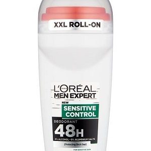 مام رول اورال ضد تعریق مردانه لورآل سری Men Expert مدلLoreal sensitive control حجم 50 میلی لیتر