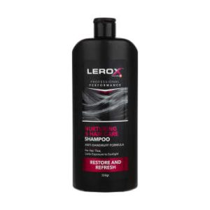 شامپو مو لروکس LEROX مدل Nurturing & Hair Care وزن 550 گرم