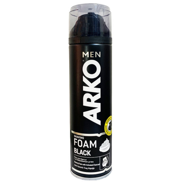کف ریش آرکو فوم اصلاح(کف) آرکو من مدلARKO BLACK حجم 200 میلی لیتر
