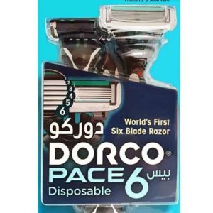 خودتراش دورکو Dorco مدل Pace 6 Disposable بسته 3 عددی
