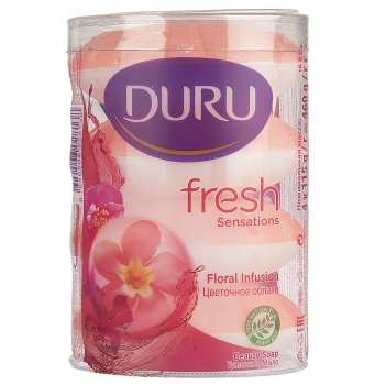 صابون درو 4 عددی دورو مدل DURU Floral Fresh وزن 460 گرم