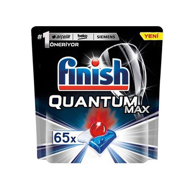 قرص ماشین ظرفشویی فینیش مدل کوانتوم مکس بسته 65 عددی finish QUANTUM