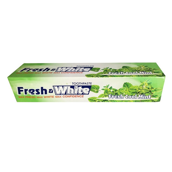 خمیر دندان فرش اند وایت خمیر دندان فریش وایت مدل Fresh Cool Mint حجم 160گرم