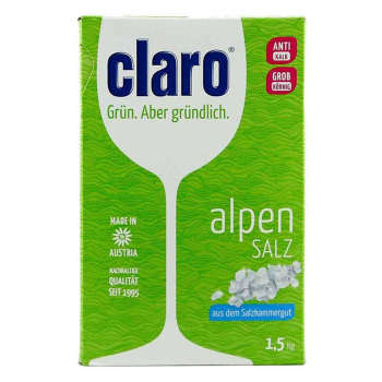 نمک ظرفشویی کلارو مدل Alpen Salz وزن 1.5 کیلوگرمclaro