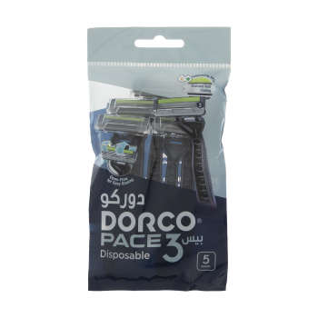 خودتراش دورکو مدل DORCO Pace 3 Disposable بسته 5 عددی