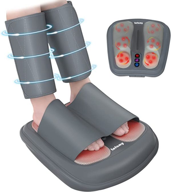 ماساژور 2 کاره رفع درد و خستگی پا برند لوفامی (مجهز به گرما)
