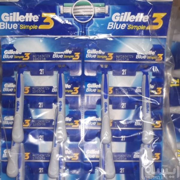 ژیلت بلوتری ورقه ای Gillette Blue 3