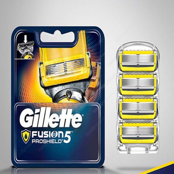 تیغ یدک فیوژن 5پروشیلد 4 عددی Gillette Fusion proshield https://mahabad-kala.ir
