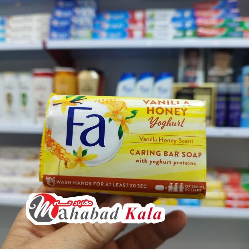 صابون فا رایحه وانیل عسل Fa Yoghurt Vanilla Honey وزن 125گرم