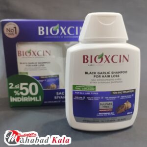 شامپو ضد ریزش مو BIOXCINحاوی عصاره سیر سیاه حجم 300 میل